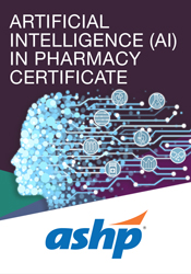 Artificial Intelligence in Pharmacy Certificate