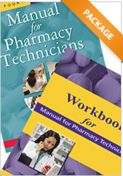 Package: Manual For Pharmacy Technicians + Workbook